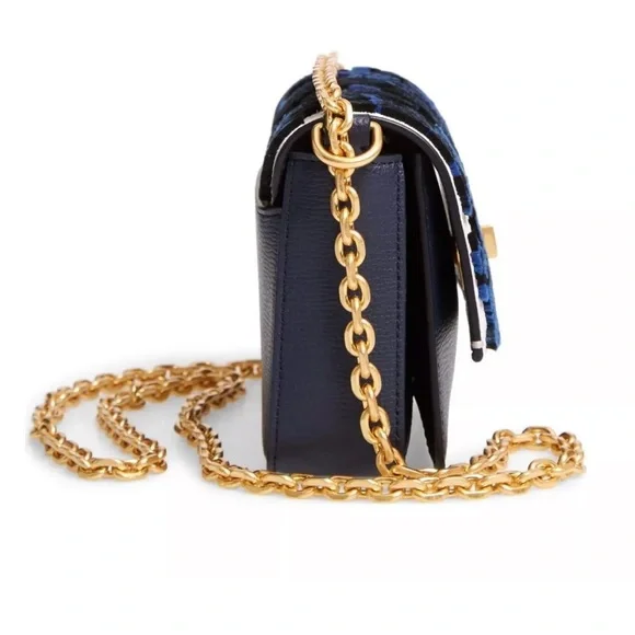 NWT Luxury Maximalist Couture Authentic Tory Burch Kira Fil Coupé Shoulder Bag - Picture 5 of 17